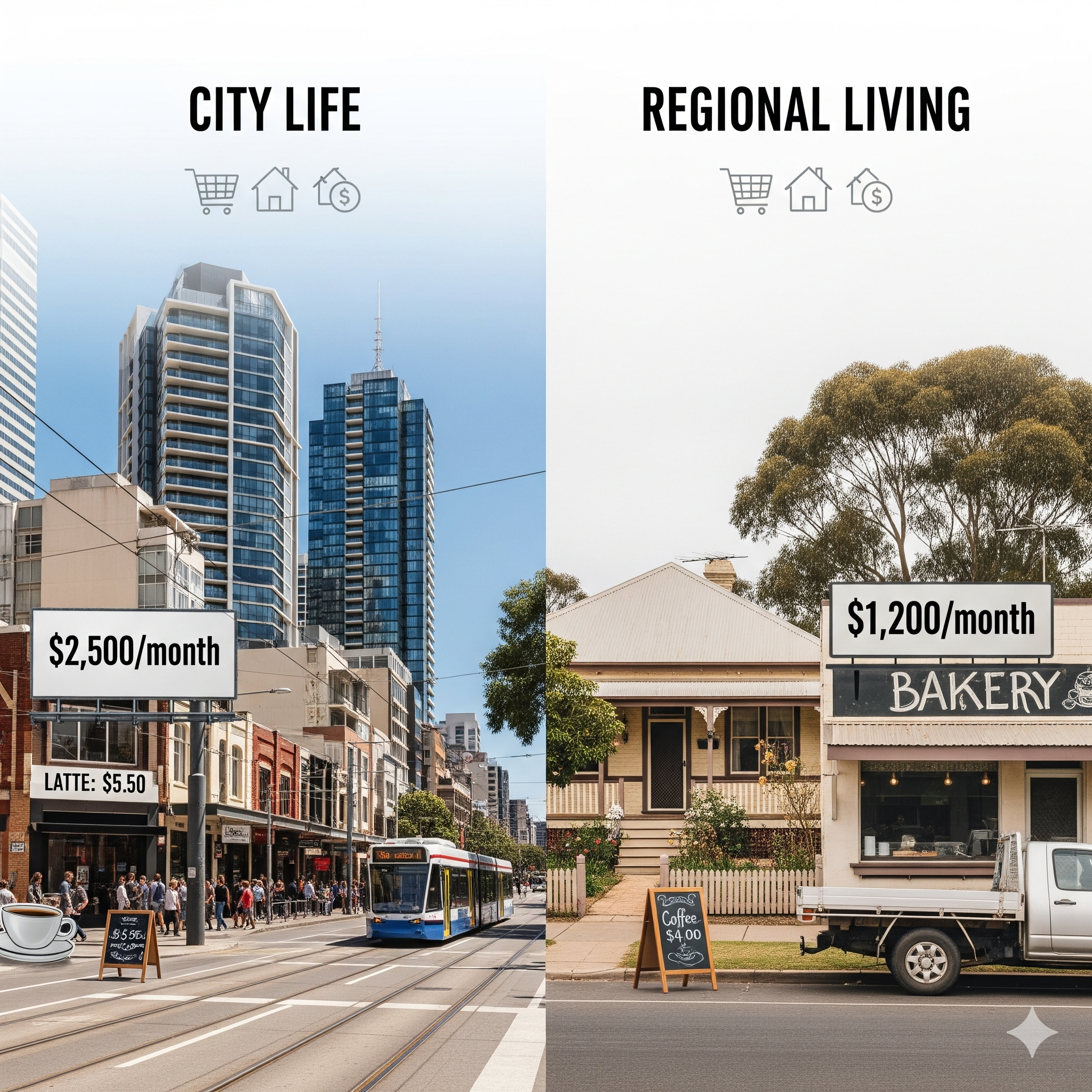 Cost of Living: Metro vs Regional Australia - A 2024 Comparison